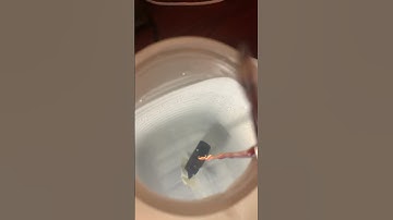 Servo test underwater