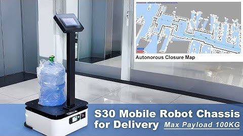Autonomous S30 Robot Chassis | High Load Capacity & Auto Docking