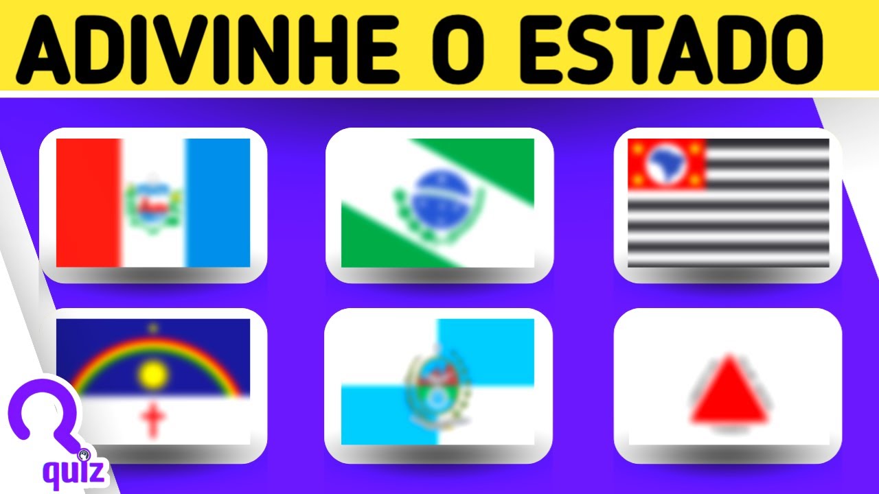 Adivinhe o Estado Pela Bandeira de Todos os Estados do Brasil DUVIDO VOCÊS  ACERTAR TODOS 