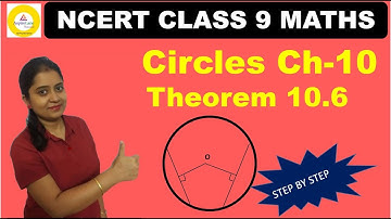 Theorem 10.6 : Equal chords of a circle (or of congruent circles) are equidistant from the center