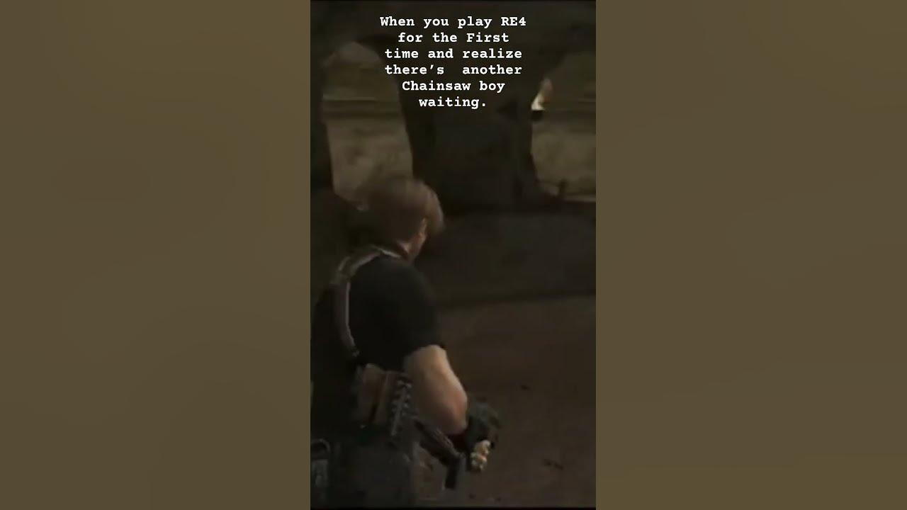 When you play RE4 for the first time and realize there’s another