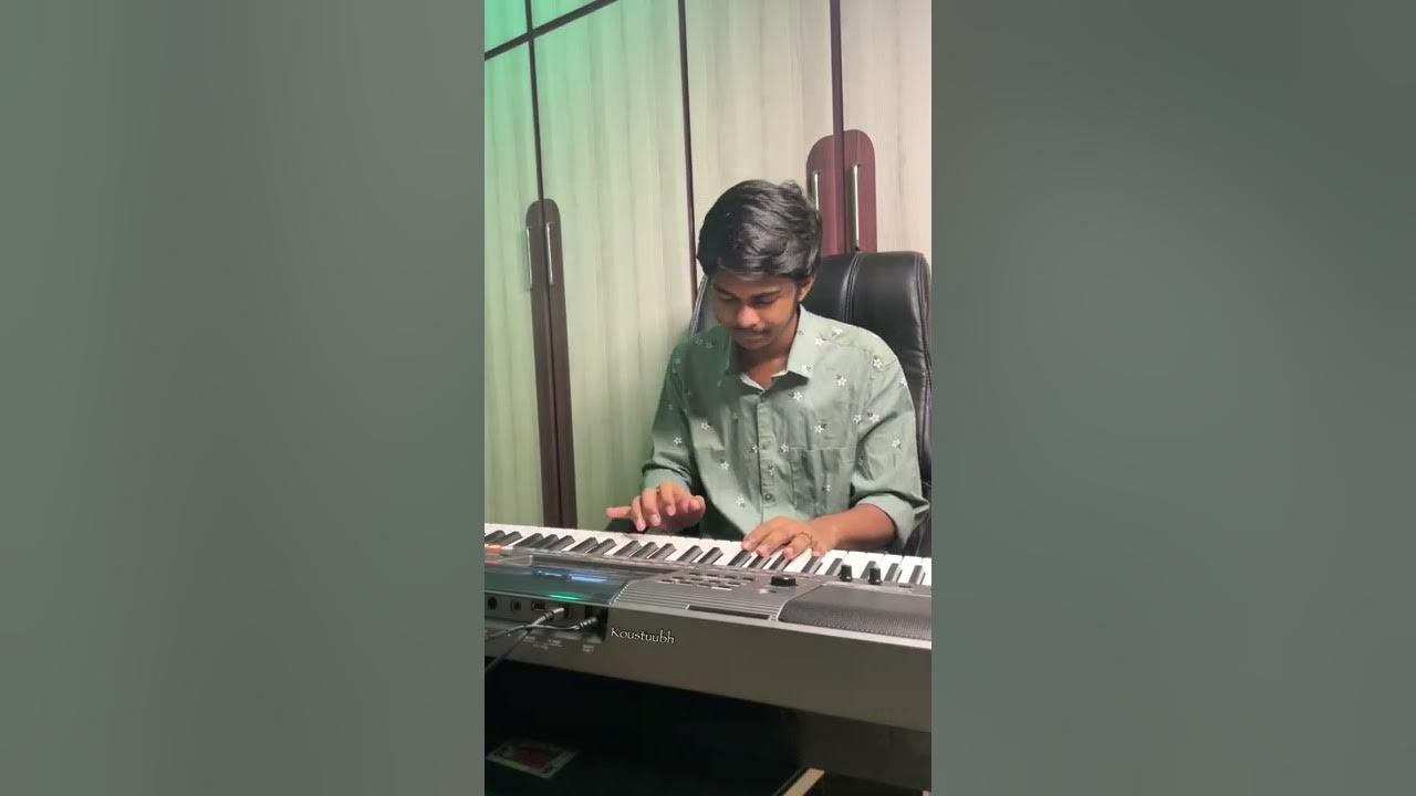 Oh Sita hey rama song on keyboard #koustuubh #sitaramam #shorts