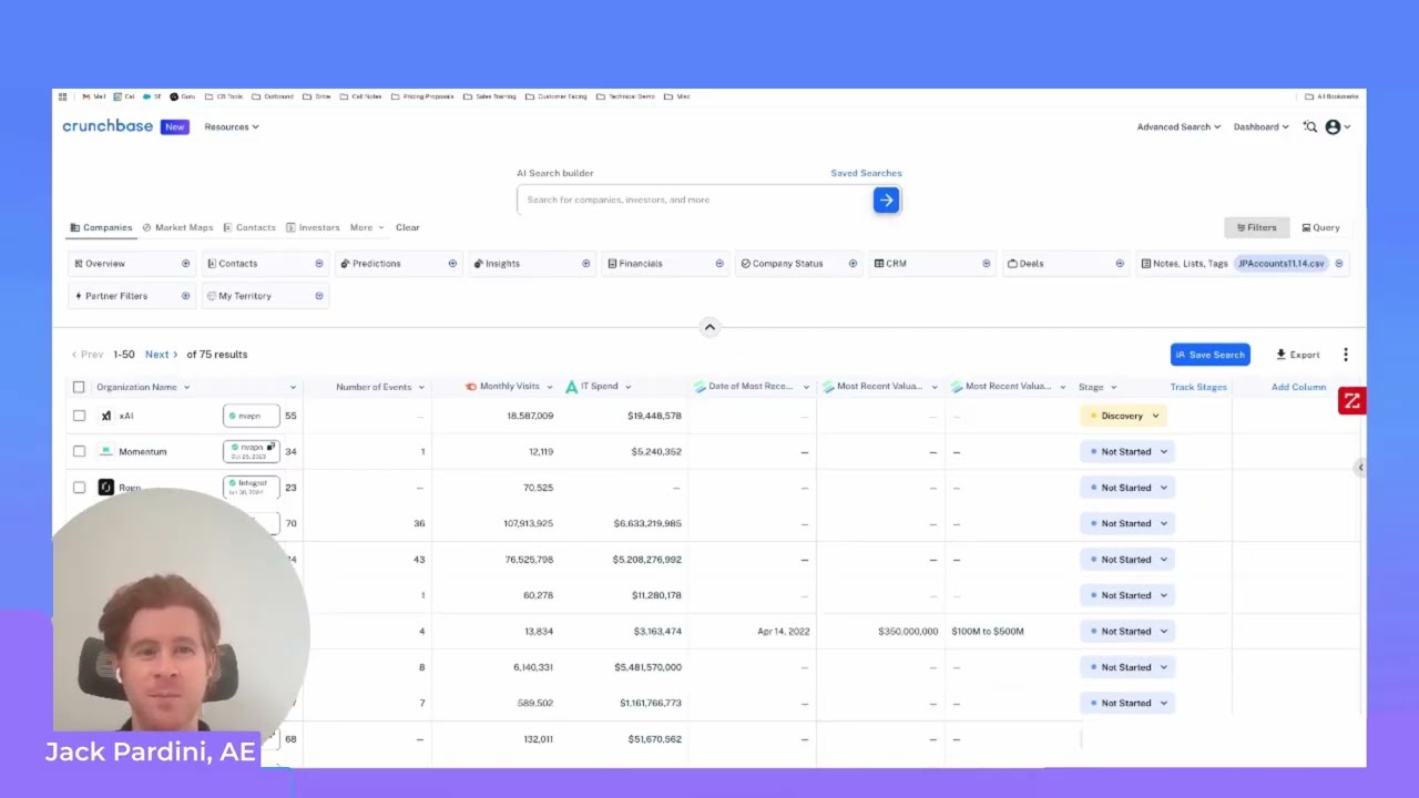 How to Use Crunchbase to Enrich Territory Lists