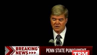 NCAA Announces Penn State Sanctions