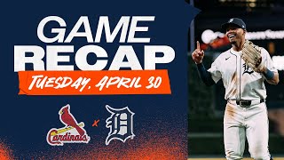 Game Highlights: Wenceel Pérez Homers Twice, Tigers Score 11 in Game 2 of Doubleheader | 4/30/24