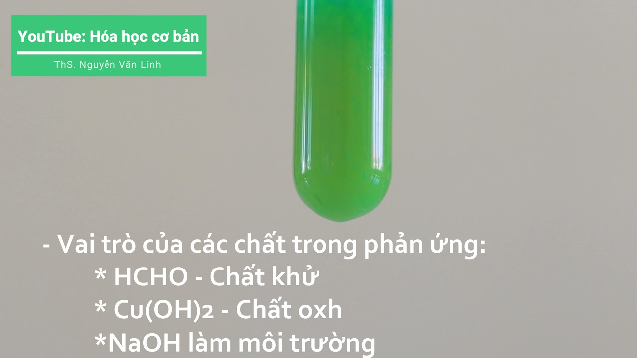 #64 | HCHO Cu(OH)2/NaOH | Nhiệt độ thường???? - youtube