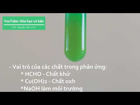 Video #64 | HCHO Cu(OH)2/NaOH | Nhiệt độ thường???? - youtube
