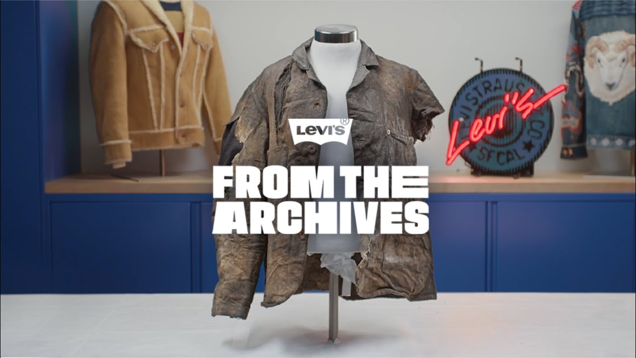 From the Levi's® Archives: Conserving an 1890s Levis® Sack Coat - YouTube