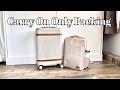 MINIMALIST Pack with me | Carry on only | Cold weather packing ❄️