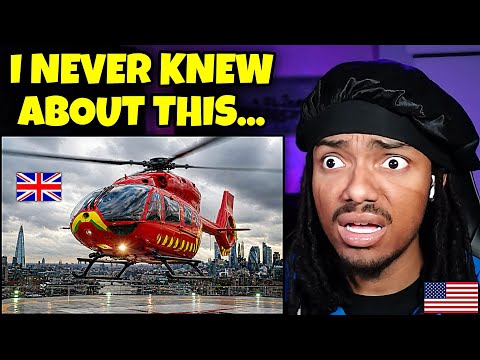 AMERICAN REACTS to London's Air Ambulance