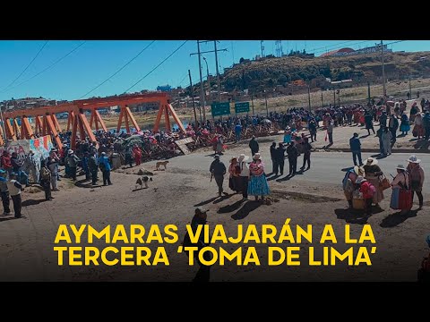Paro seco en Puno: aymaras protestan contra Dina Boluarte y ratifican tercera 'toma de Lima'