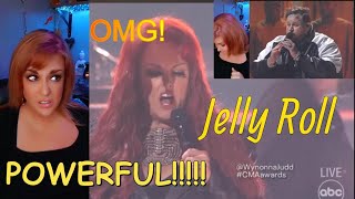 First Ever Reaction ~ CMAs ~ Jelly Roll & Wynona Judd (Need A Favor) Emotional!!!!!