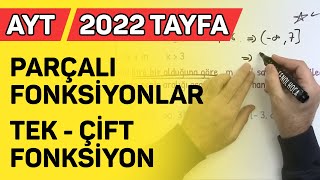 Parçali Fonksi̇yonlar Tek-Çi̇ft Fonksi̇yon