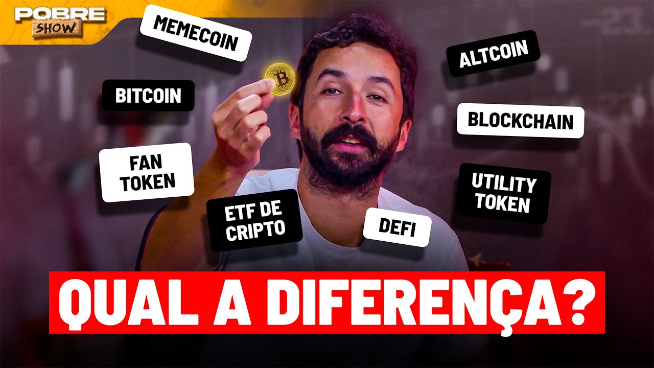 Além do Bitcoin: conheça todos os tipos de criptomoedas | Vinicius Bazan no  Pobre Show