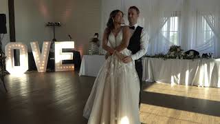 WEDDING FIRST DANCE - Calum Scott & Leona Lewis : You Are the Reason, at The Barn at Wind’s Edge