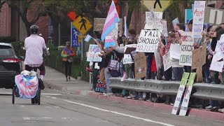 Protest after Rady Children's Hospital announces it will end gender-affirming procedures