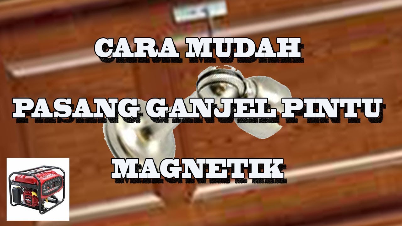  begini cara  pasang  ganjal pintu  magnet kirain susah 