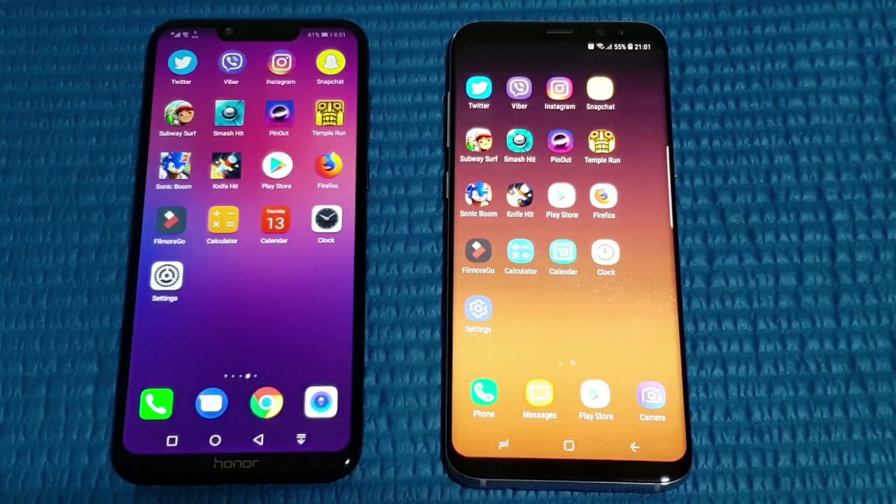 Honor 10 Samsung S8