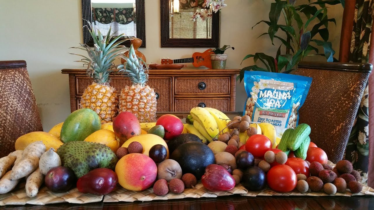 Hawaiian Farmers Market, Kona Фермерский рынок (базар) на Гавайях (США