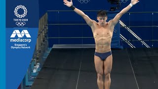 All six dives of Singapore diver Jonathan Chan in the prelims | Men's 10m Platform | Tokyo2020