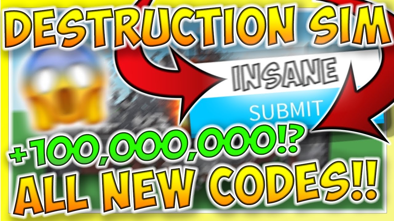 Codes For Destroy Simulator