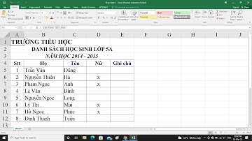 Luyện tập Tin học lớp 4 cùng IC3 Spark: Chủ đề 20_Trang trí bảng tính