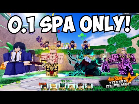 0.1 SPA Units Only Vs Infinite Mode! (OP OR TRASH?!) | All Star Tower Defense Challenge