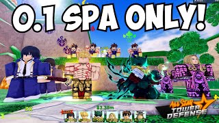 0.1 SPA Units Only Vs Infinite Mode! (OP OR TRASH?!) | All Star Tower Defense Challenge