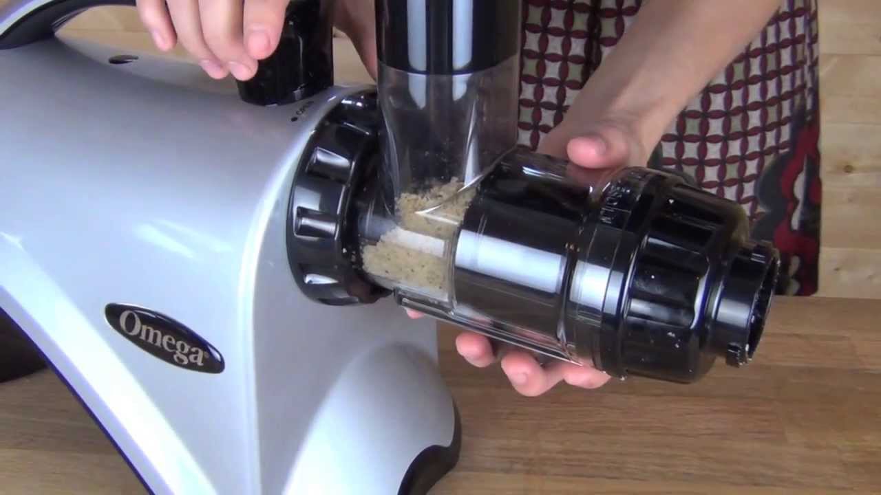 Omega NC800HDS Processing Raw Walnut Butter YouTube