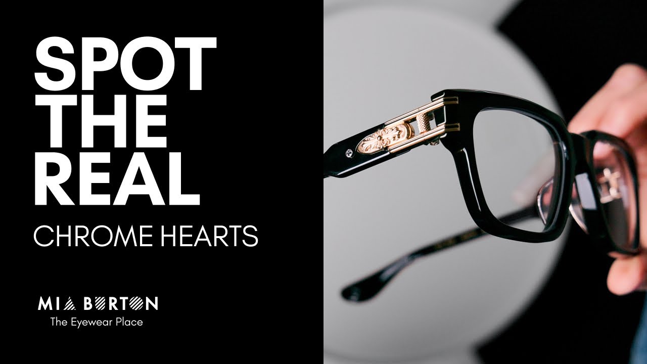 How To Tell If Your Chrome Hearts Frames Are Real - YouTube