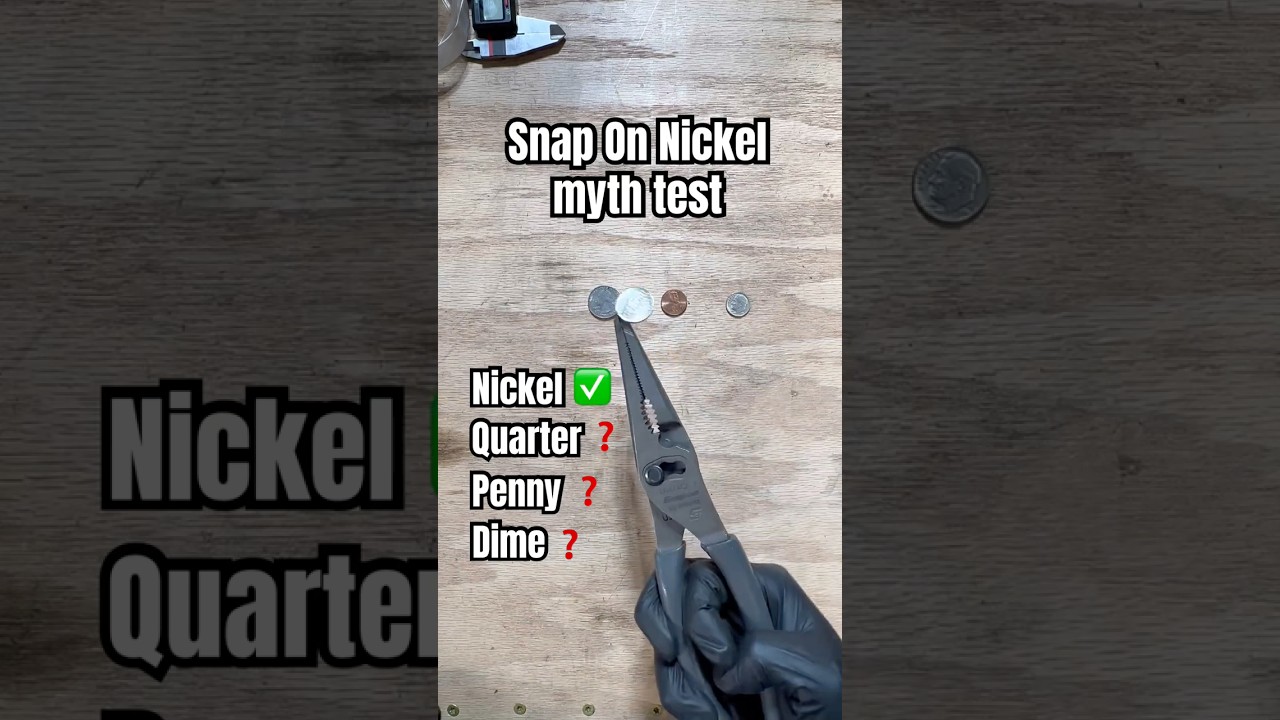 Snap On pliers VS nickel test 
