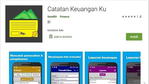 Aplikasi Catatan Keuangan di Android, untuk pribadi, bisnis dan keluarga