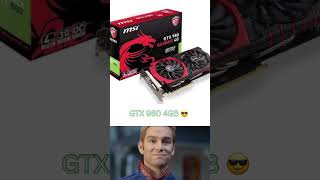 GTX 900 Series Ranked #gtx #gpu #gaming #shorts #youtubeshorts #nvidia
