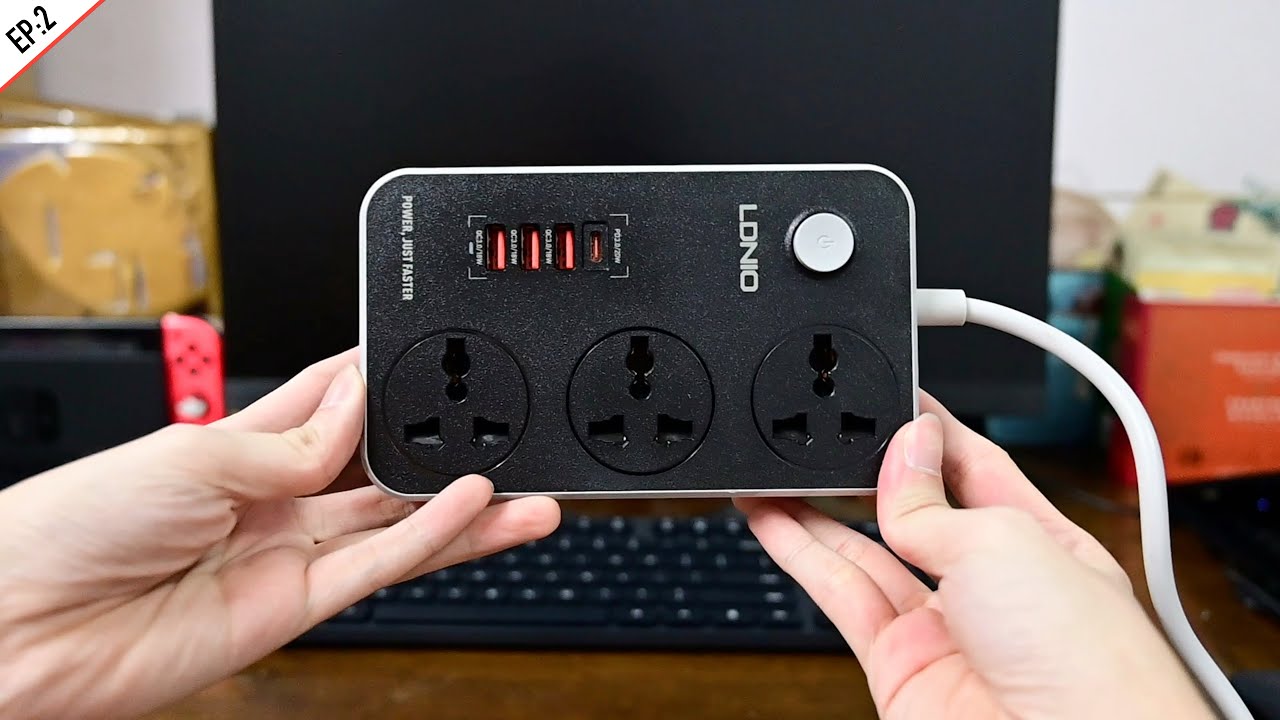 WFH Ep 2: LDNIO Fast Charging Wall Extension - More Power! | Review