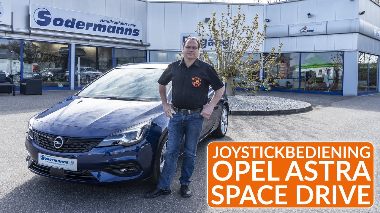 Joystick bediening in de Opel Astra met Space Drive systeem