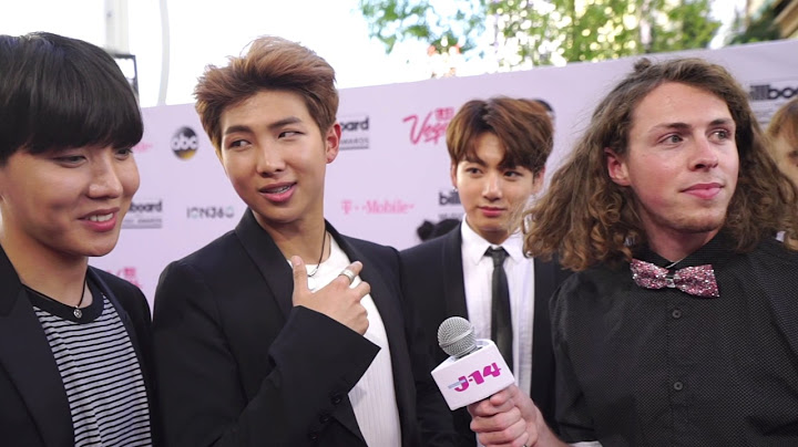 BTS interview at the 2017 Billboard Music Awards