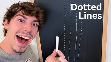 Learn to Draw Dotted Lines on a Chalkboard