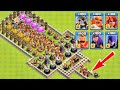 Who Can Survive This Difficult Trap on COC? Trap VS Troops #21 Clash Of Clans