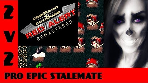 2 on 2 Command & Conquer Red alert Remastered PRO EPIC STALEMATE!