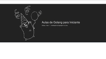 Golang - Aula - 1 - Instalação da linguagem no Linux