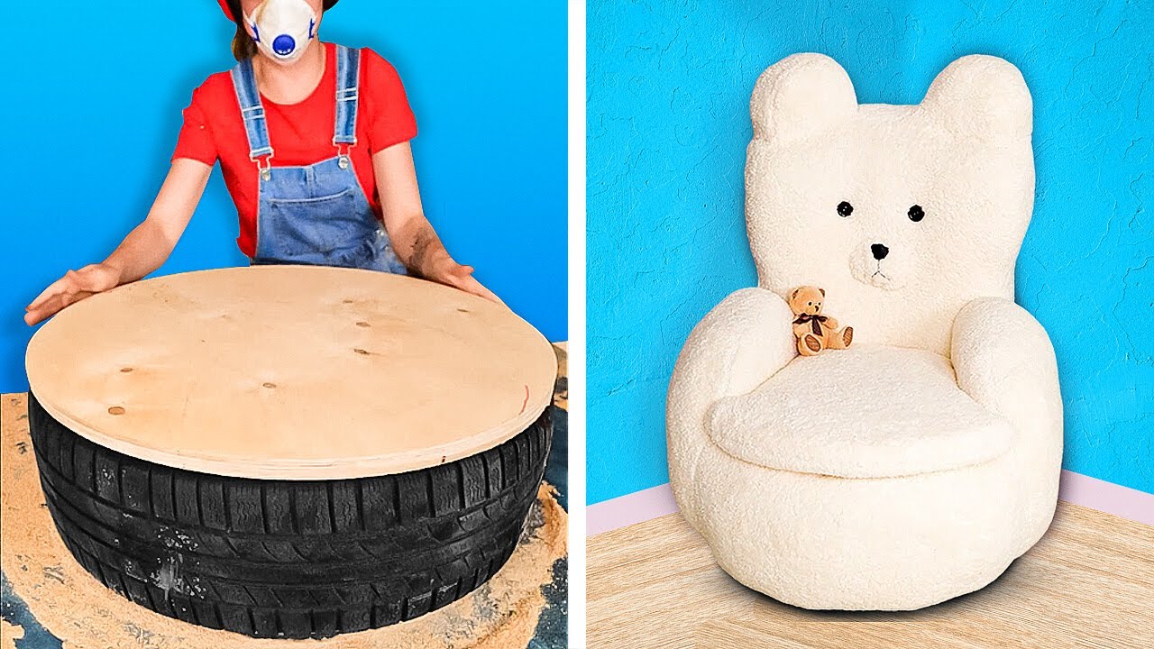 Amazing Crafts for Home and Backyard with OLD TIRES
