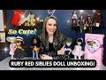 Doll unboxing ruby red galleria new siblies dolls 2021   doll review  fashion friends