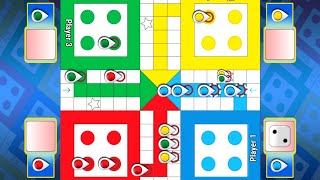 Ludo game in 4 players match | Ludo king 4 players match