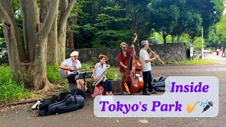 Inside Tokyos Park Watch This Amazing Musical Band