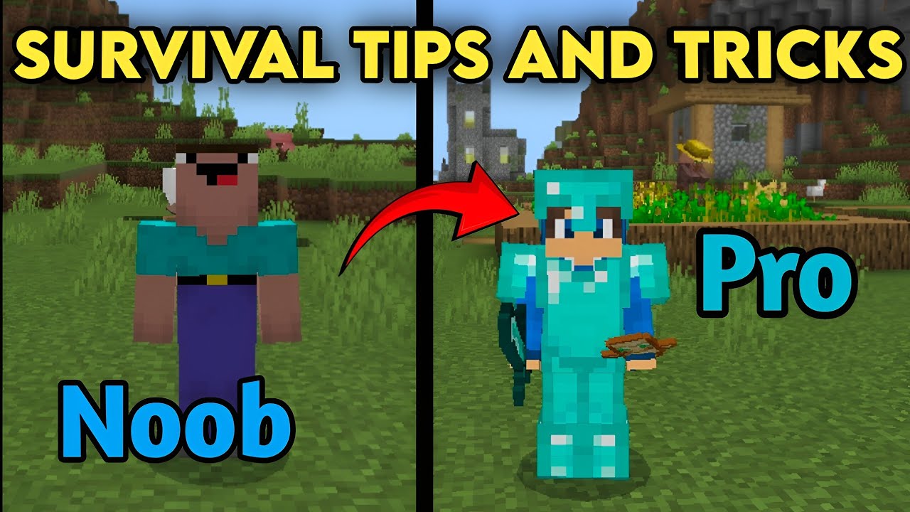 Best Survival Tips And Tricks In Hindi For Minecraft - YouTube