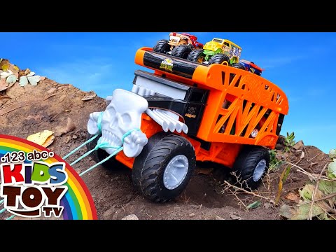 Monsters and Cars Adventure! 🚗 Fun Story for Kids 🍂