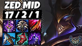 Zed vs Azir [ MID ] Lol Korea Challenger Patch 14.3 ✅