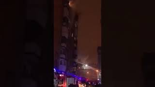 Пожар на Безымянке в Самаре