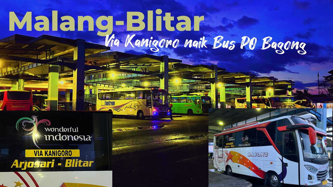 Trip Malang-Blitar Part 1, naik Bus PO Bagong via Kanigoro. Suasana pagi di Terminal Arjosari Malang