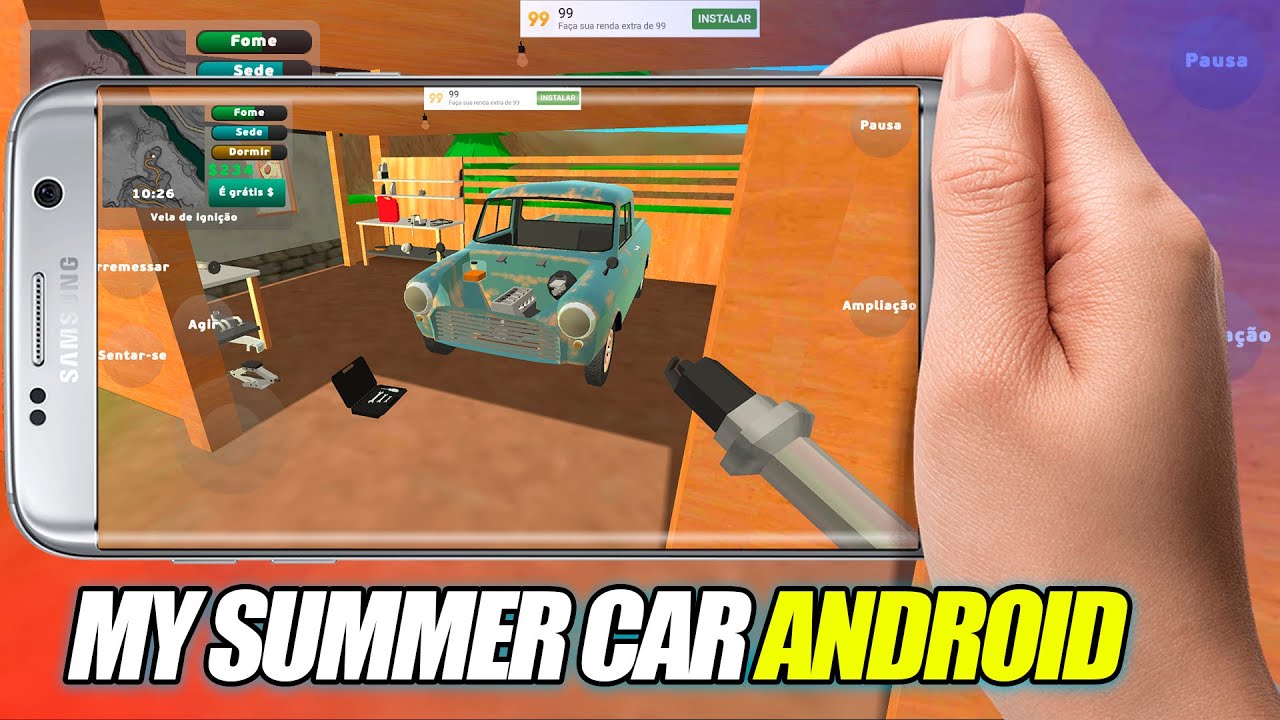 NOVO MY SUMMER CAR PRA ANDROID 2021 QUE TOP!! PiCK UP #01 